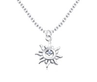 Lovely Sun Silver Necklace SPE-5760